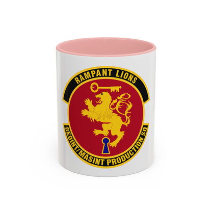 Geospatial Intelligence Measurement & Signatures Intelligence Production Squadron (U.S. Air Force) Accent Coffee Mug