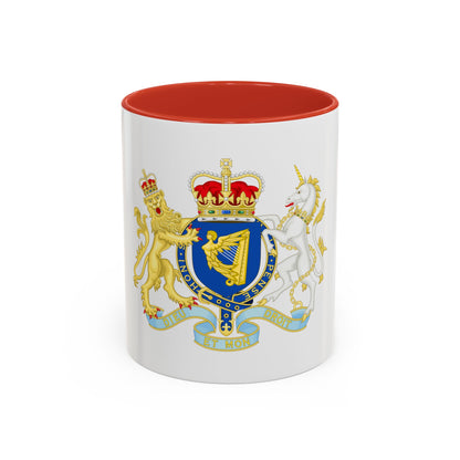 Coat of Arms of The Kingdom Ireland - Accent Coffee Mug