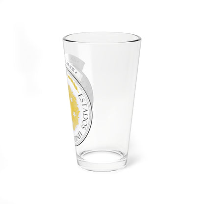 Coat of arms of Venezuela 1810 (Venezuela) (Coat of Arms) Pint Glass 16oz