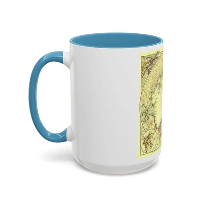 North Pole (1907) (Map) Accent Coffee Mug-Go Mug Yourself