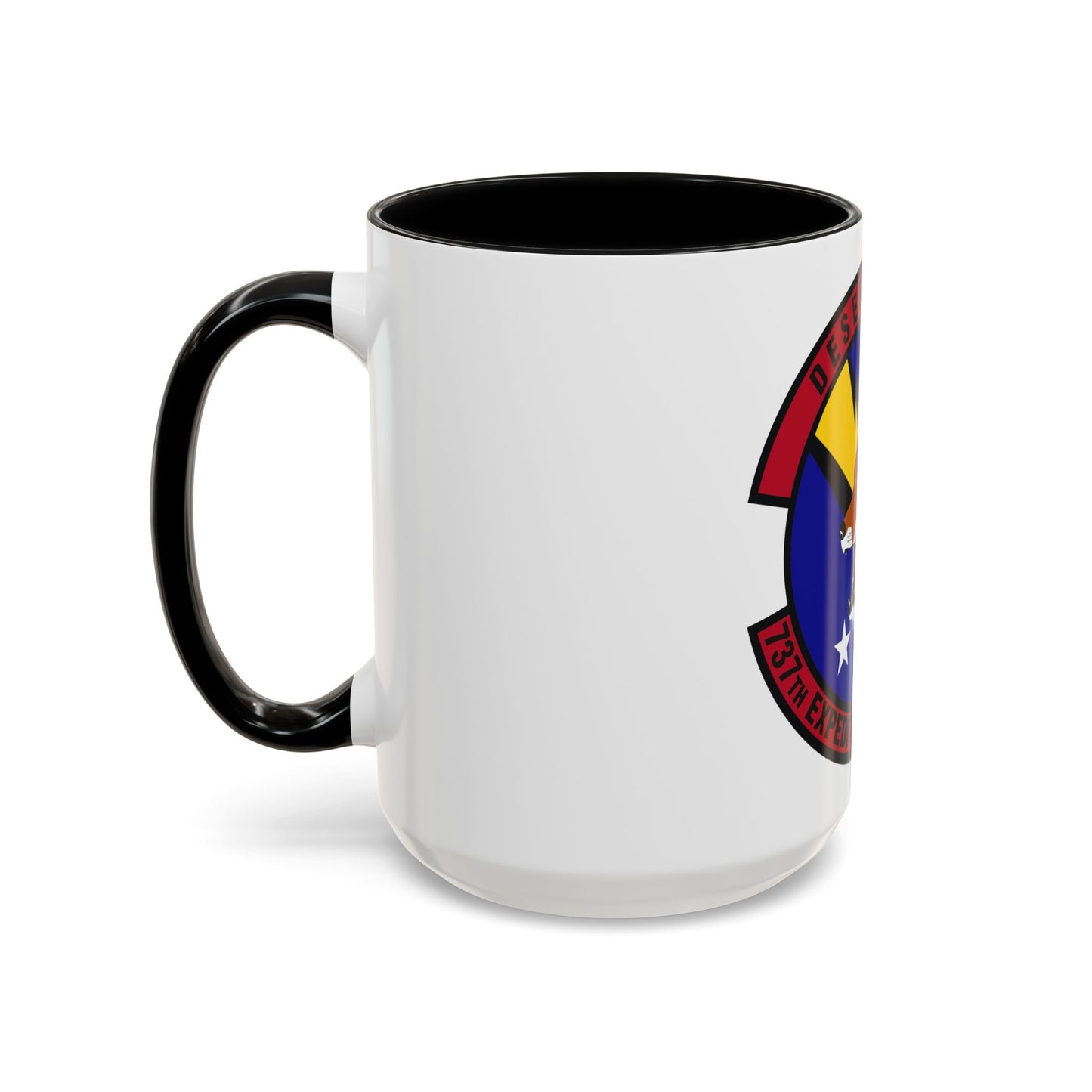 737th Expeditionary Airlift Squadron (U.S. Air Force) Accent Coffee Mug