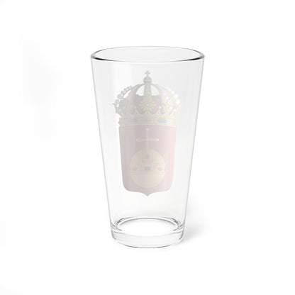 Uppsalas läns vapen (Sweden) (Coat of Arms) Pint Glass 16oz