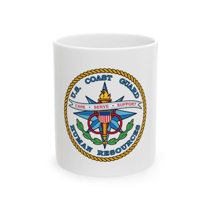 USCG Human Resources (U.S. Coast Guard) White Coffee Mug