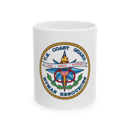USCG Human Resources (U.S. Coast Guard) White Coffee Mug