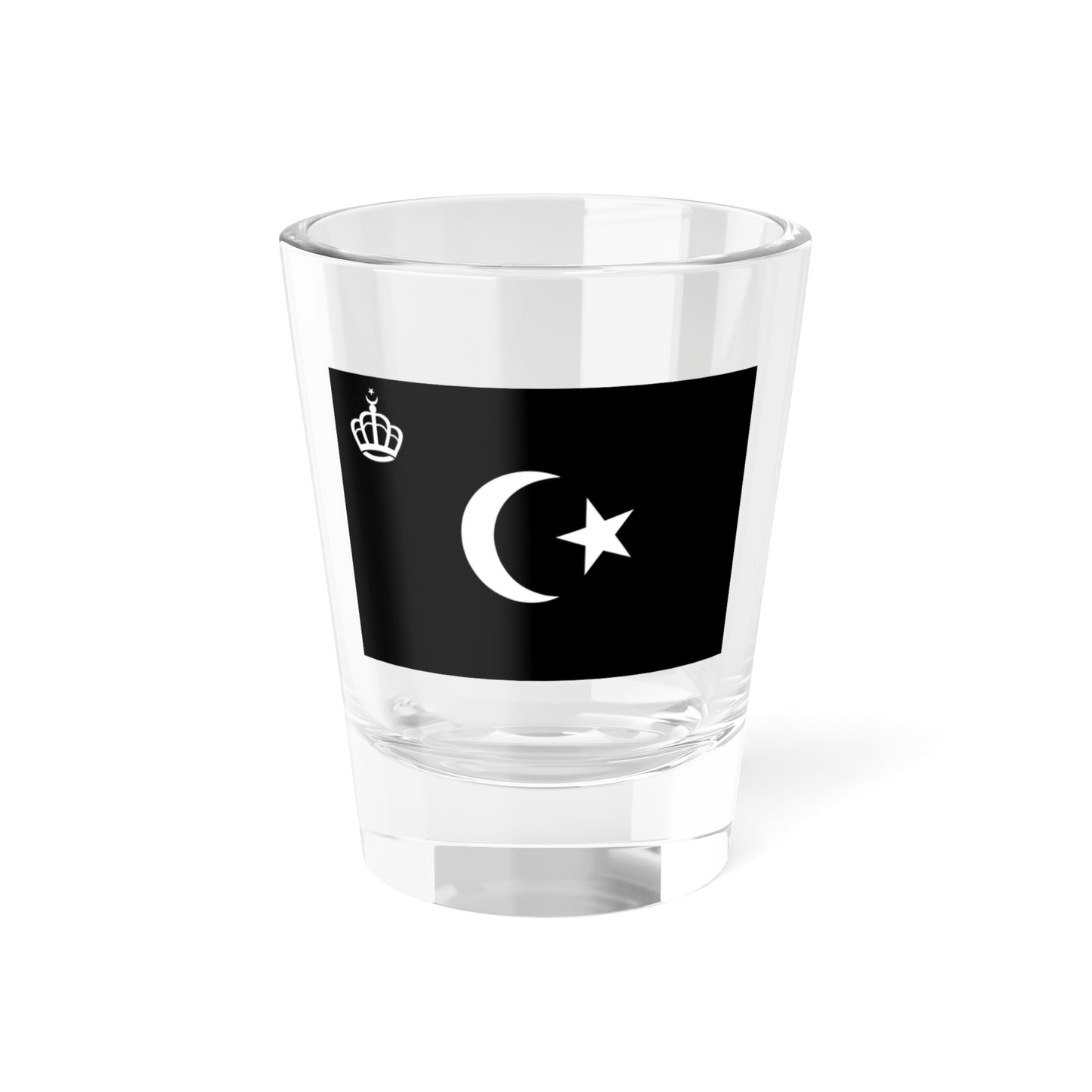 Flag of King Idris I (Libya) Shot Glass 1.5oz
