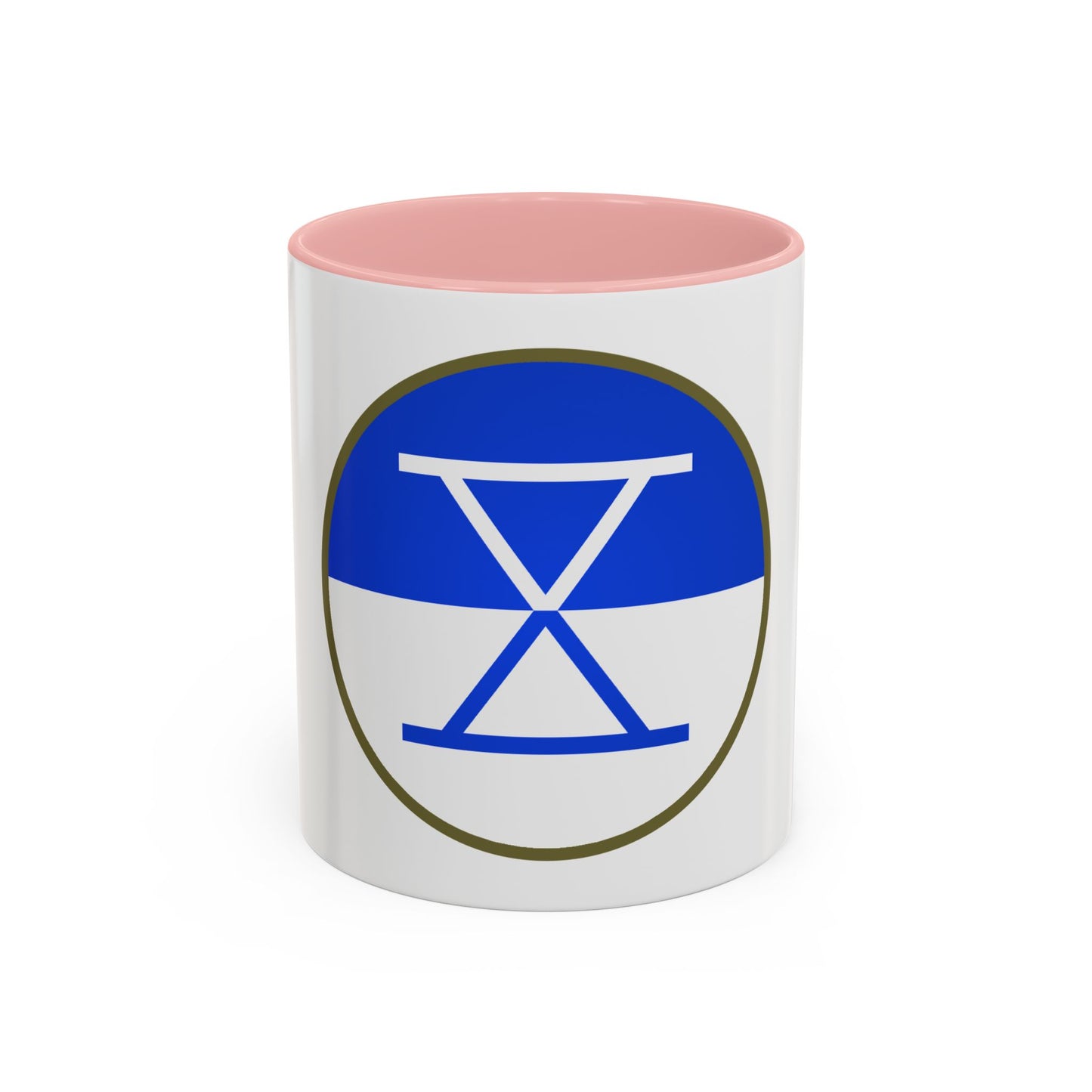 X Corps (U.S. Army) Accent Coffee Mug