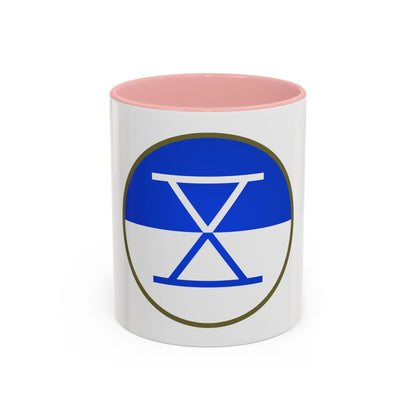X Corps (U.S. Army) Accent Coffee Mug