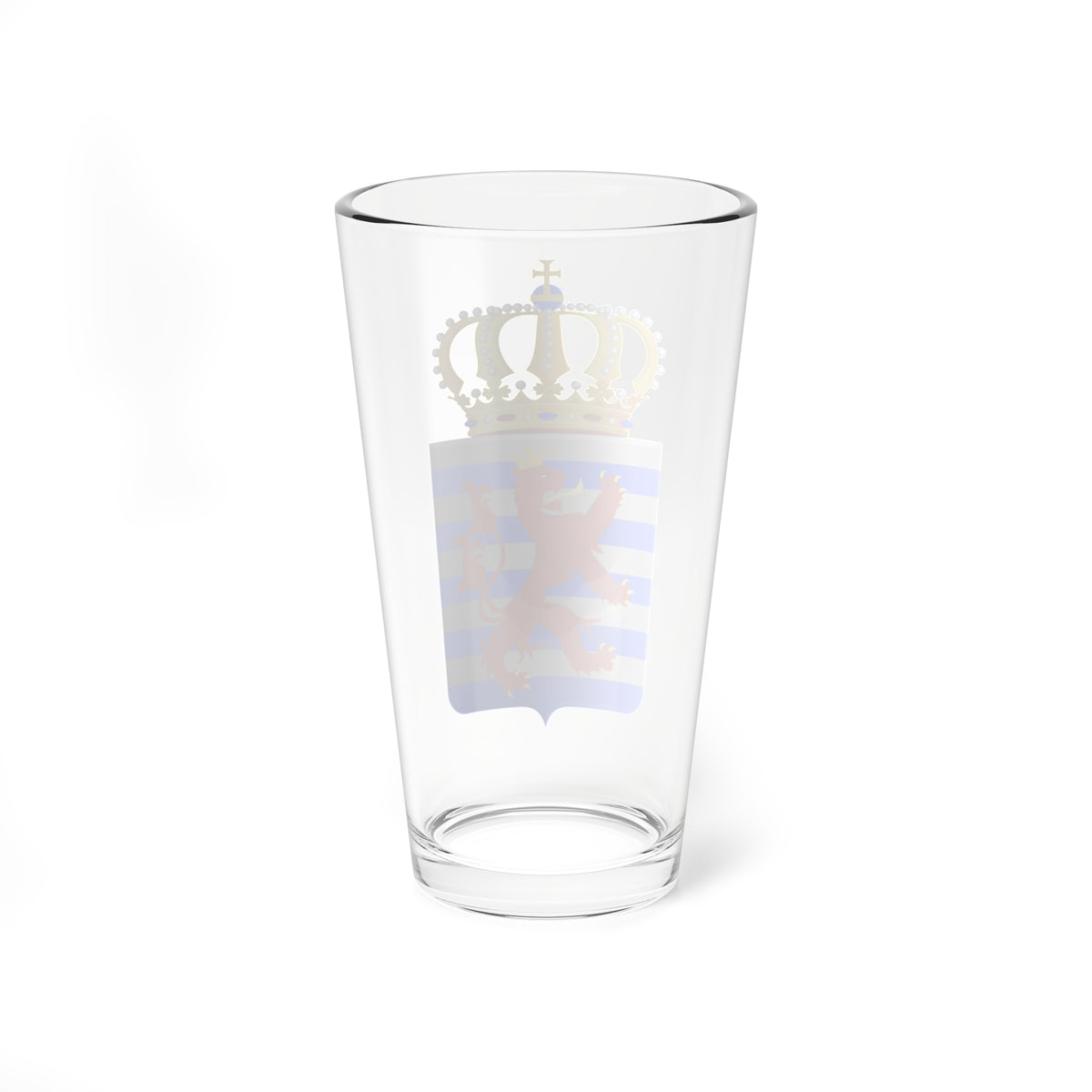 Lesser Coat of arms of Luxembourg (Luxembourg) (Coat of Arms) Pint Glass 16oz