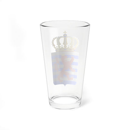 Lesser Coat of arms of Luxembourg (Luxembourg) (Coat of Arms) Pint Glass 16oz