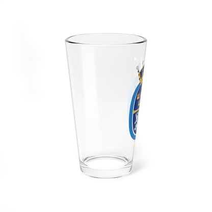 Prinsessan Lilian vapen med Serafimerkors (Sweden) (Coat of Arms) Pint Glass 16oz