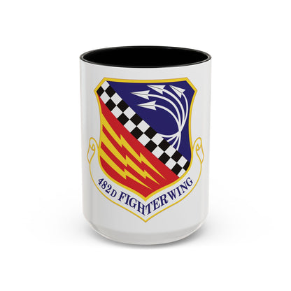 482d Fighter Wing (U.S. Air Force) Accent Coffee Mug