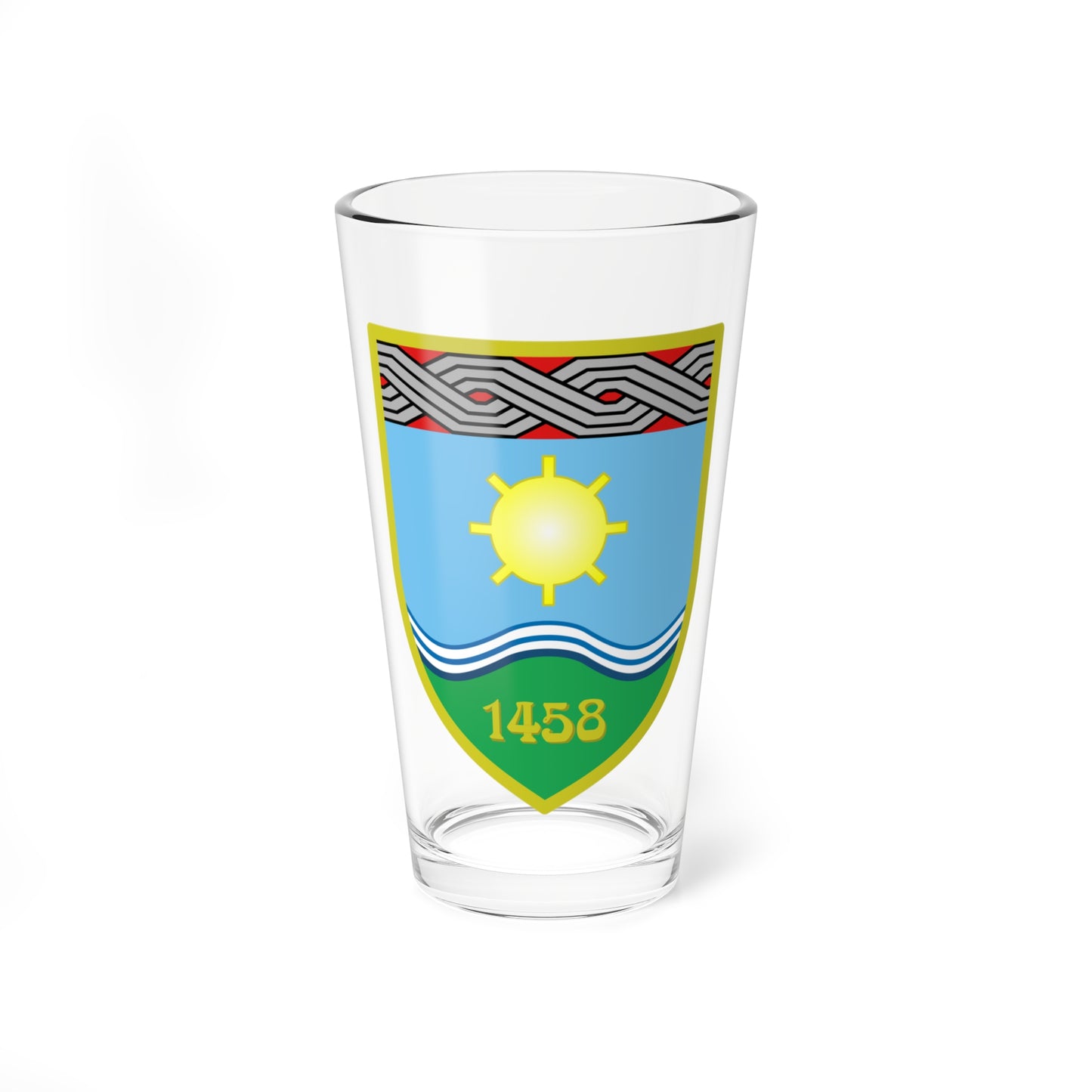 Coat of Arms of Zepce (Bosnia and Herzegovina) (Coat of Arms) Pint Glass 16oz