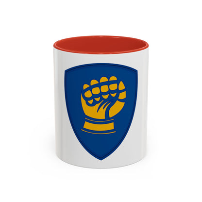 46th Infantry Division CSIB (U.S. Army) Accent Coffee Mug