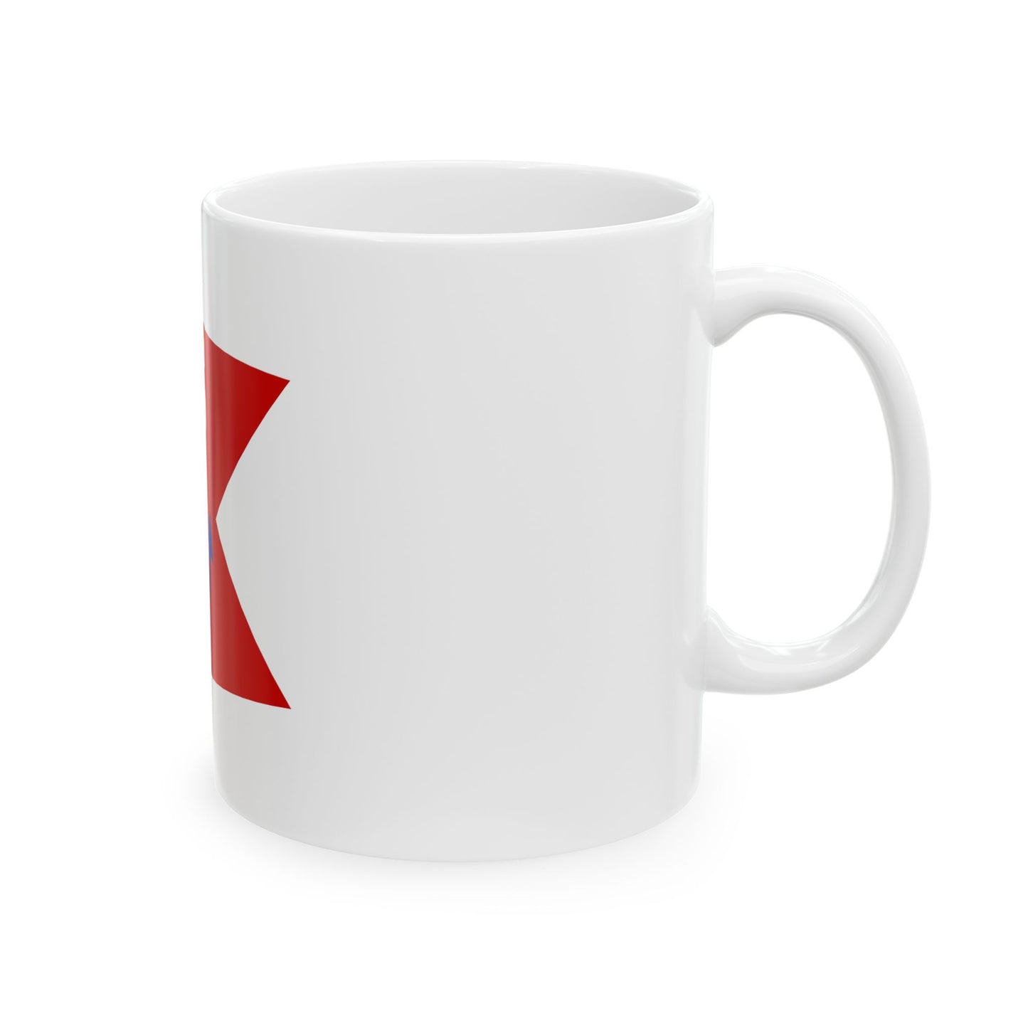Burgee of Indianapolis Sailing Club (India) White Coffee Mug