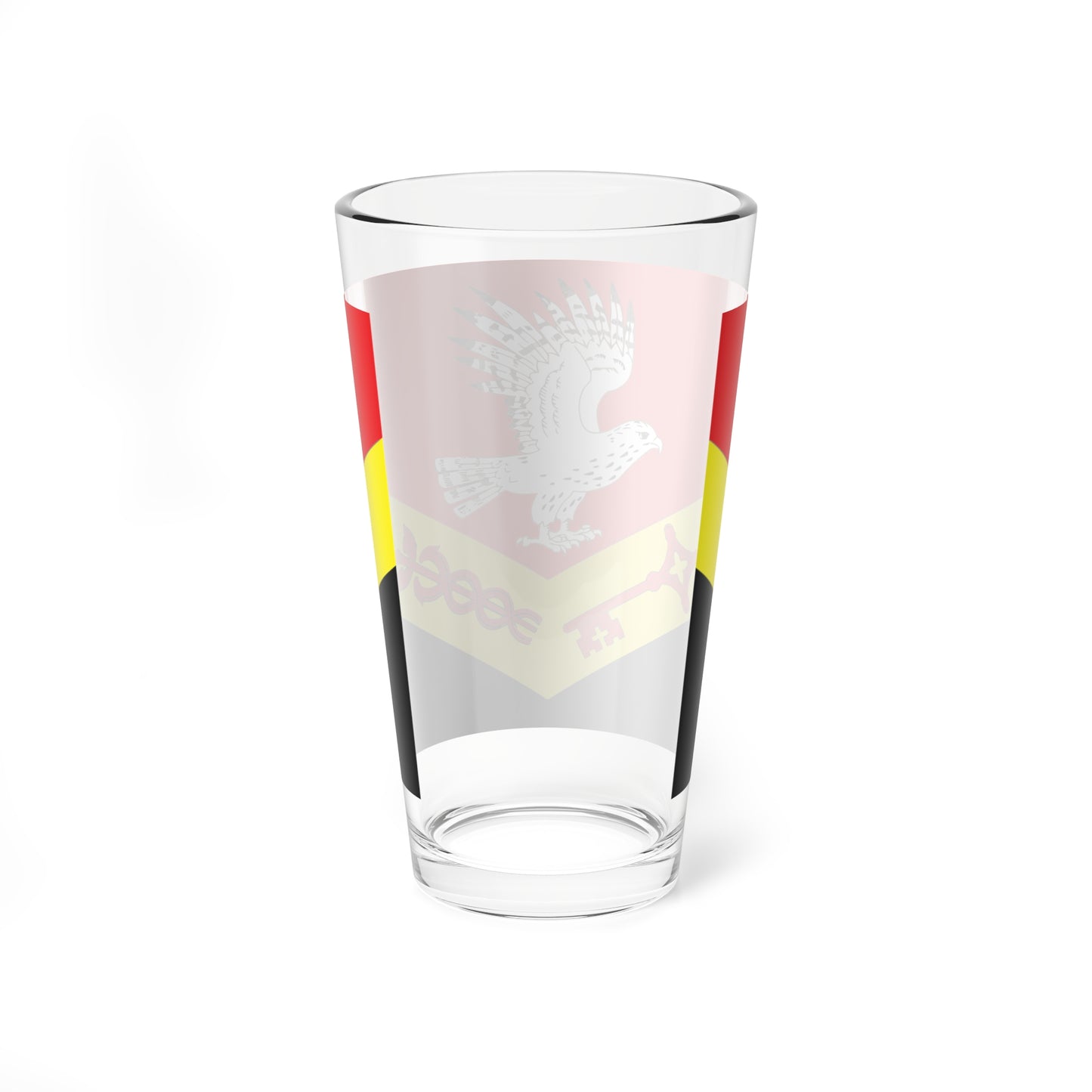 Flag Zanevka Leningrad oblast (Russia) Pint Glass 16oz
