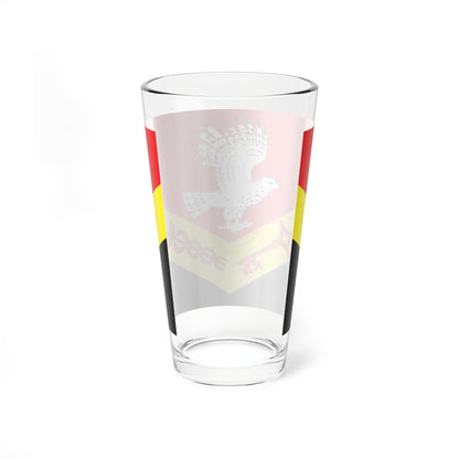 Flag Zanevka Leningrad oblast (Russia) Pint Glass 16oz
