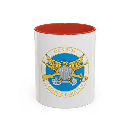 USCG Academy OCS 2 211 (U.S. Coast Guard) Accent Coffee Mug