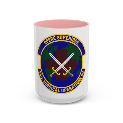 96th Surgical Operations Squadron (U.S. Air Force) Accent Coffee Mug