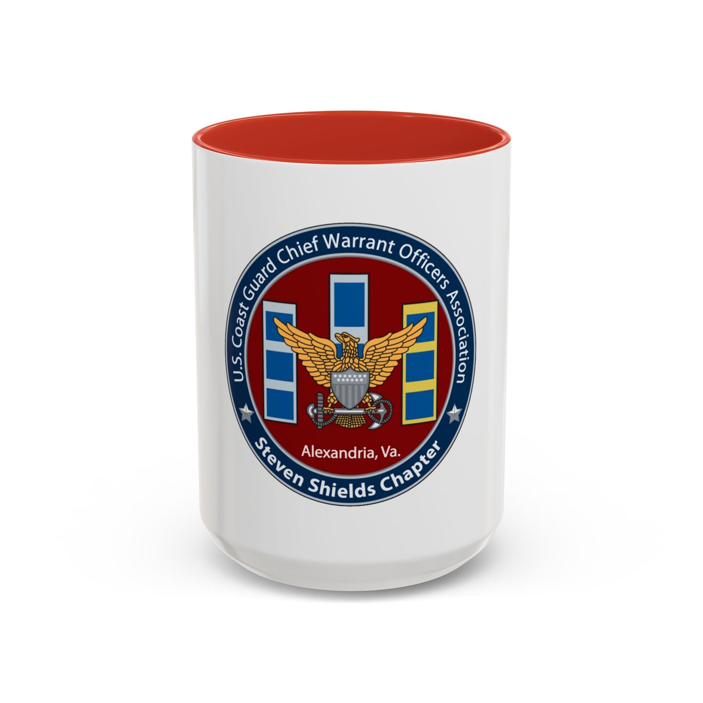 USCG CWO Assoc Steven Shields Chapter (U.S. Coast Guard) Accent Coffee Mug