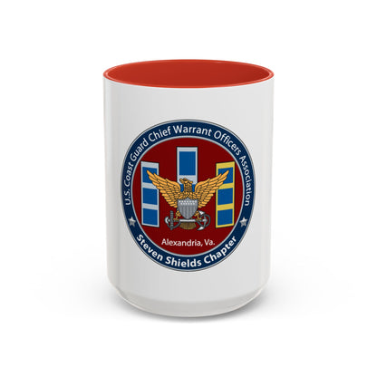 USCG CWO Assoc Steven Shields Chapter (U.S. Coast Guard) Accent Coffee Mug