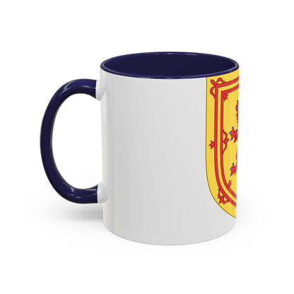 Royal Arms of the Kingdom of Scotland - Accent Coffee Mug