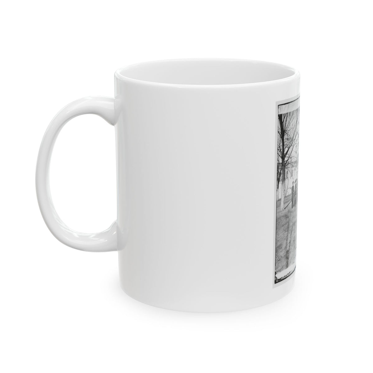 Band Group Seated Behind Their Instruments(2) (U.S. Civil War) White Coffee Mug