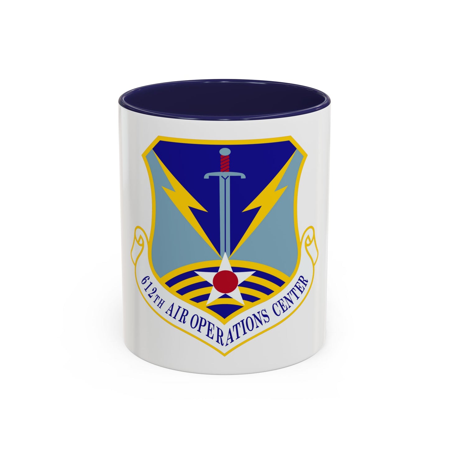 612 Air Operations Center ACC (U.S. Air Force) Accent Coffee Mug