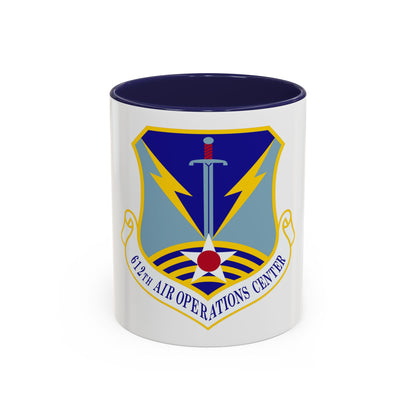 612 Air Operations Center ACC (U.S. Air Force) Accent Coffee Mug