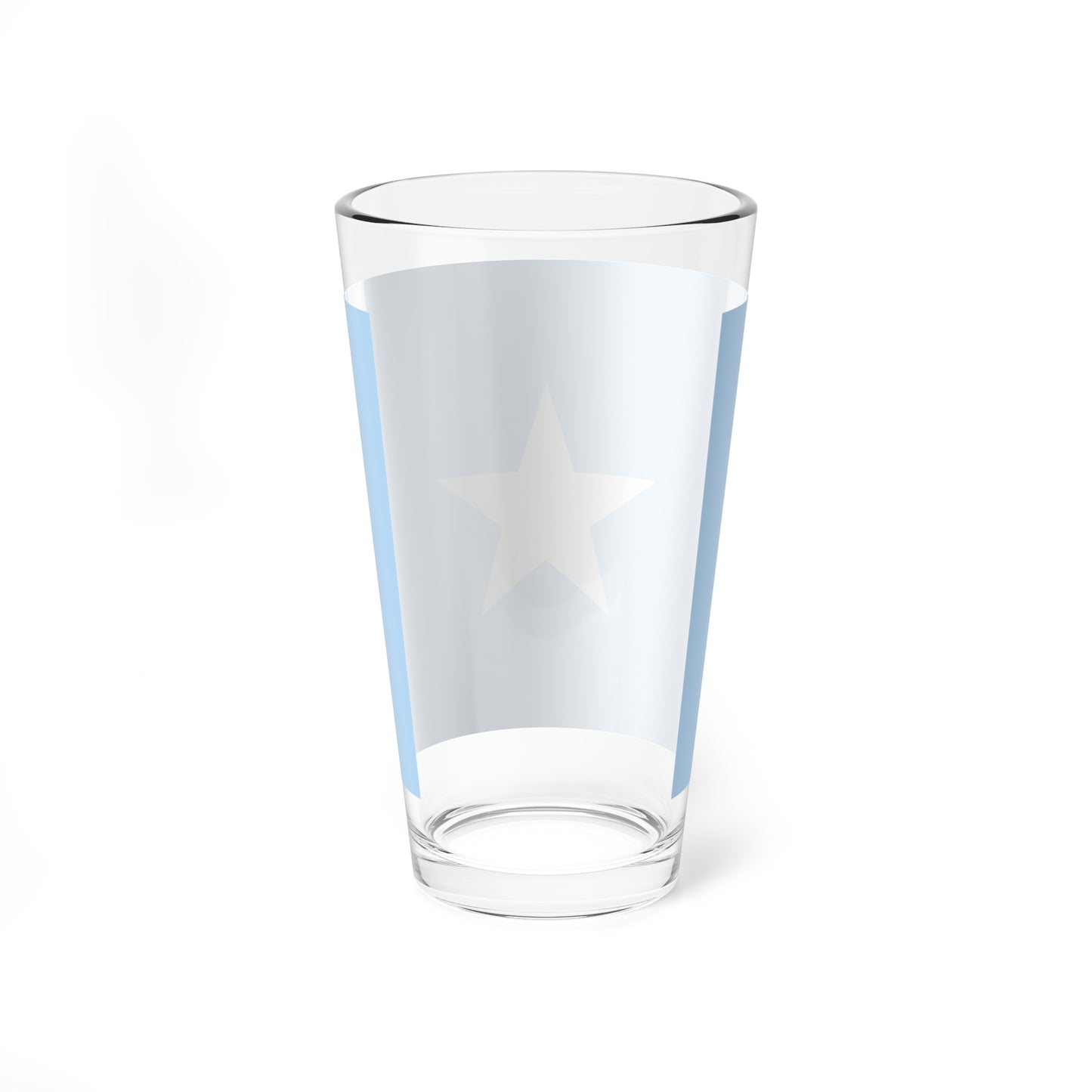 Flag of Somalia sky blue (Mali) Pint Glass 16oz