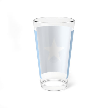Flag of Somalia sky blue (Mali) Pint Glass 16oz