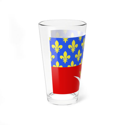 Proposition de drapeau fr departement Seine-Saint-Denis (France) Pint Glass 16oz