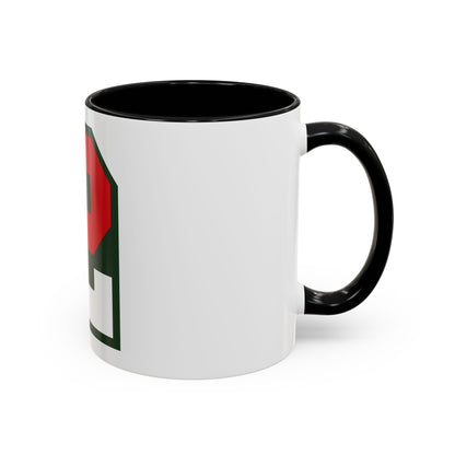 Second United States CSIB (U.S. Army) Accent Coffee Mug