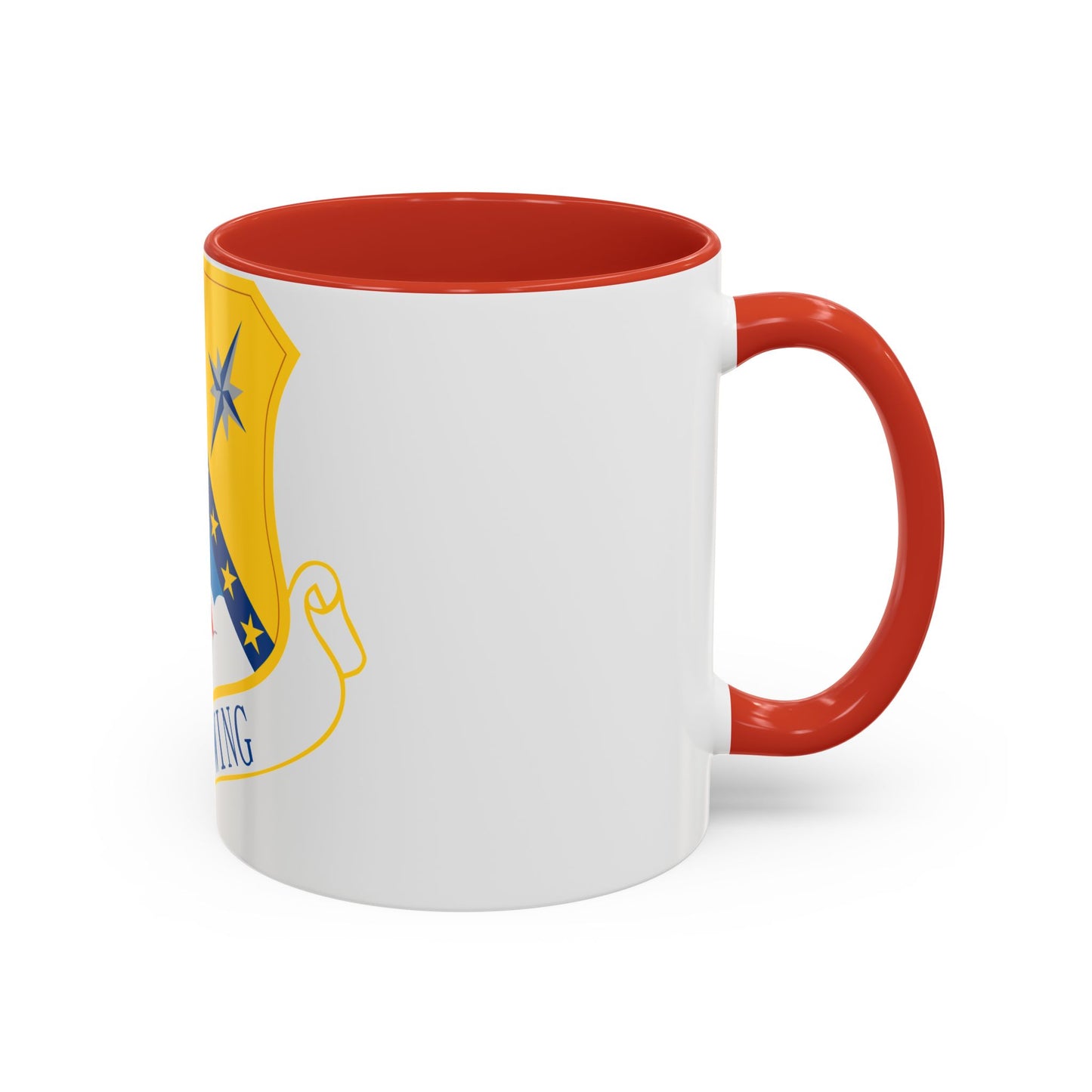 168th Wing emblem (U.S. Air Force) Accent Coffee Mug