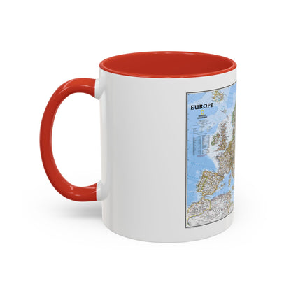 Europe (2004) (Map) Accent Coffee Mug