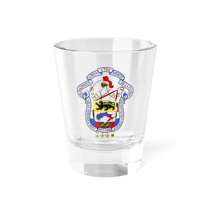 Grandes Armes de la Ville de Dunkerque (France) (Coat of Arms) Shot Glass 1.5oz