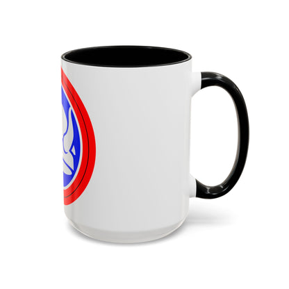 47th Division Shoulder Patch (U.S. Army) Accent Coffee Mug