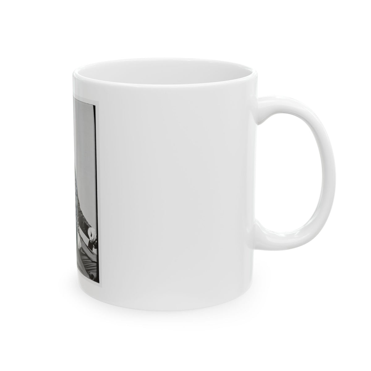 Portrait Of Maj. Gen. Samuel R. Curtis, Officer Of The Federal Army (U.S. Civil War) White Coffee Mug