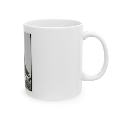 Portrait Of Maj. Gen. Samuel R. Curtis, Officer Of The Federal Army (U.S. Civil War) White Coffee Mug