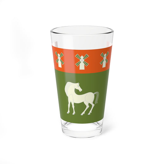 Flag of Davlekanovsky rayon (Russia) Pint Glass 16oz