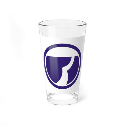 Flag of Aizumi Tokushima (Japan) Pint Glass 16oz