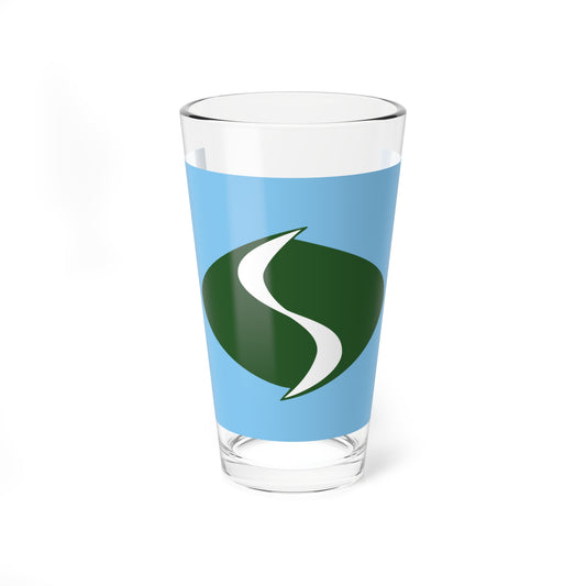 Flag of Shiriuchi Hokkaido (Japan) Pint Glass 16oz