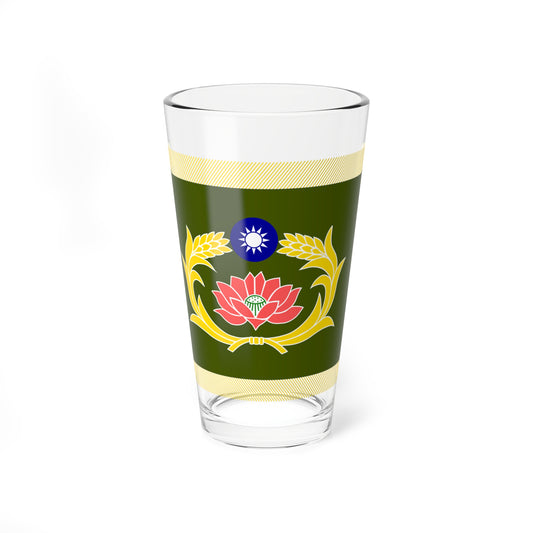 ROCMP Unit Flag (China) Pint Glass 16oz