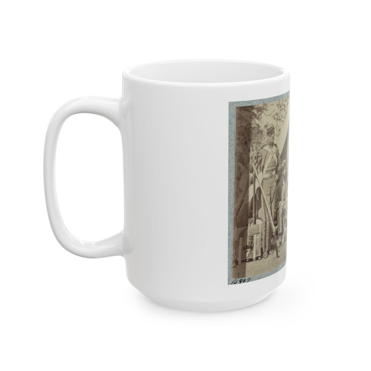 7th N.Y. State Militia, Camp Cameron, D.C., 1861 004 (U.S. Civil War) White Coffee Mug