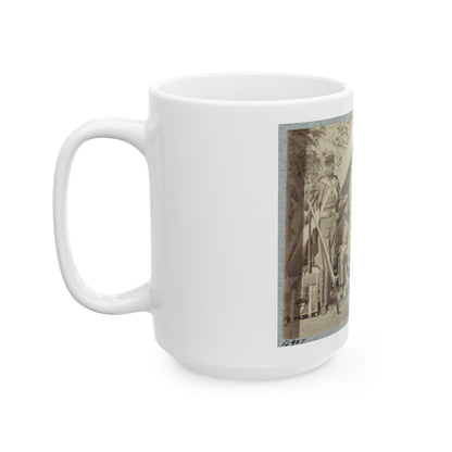 7th N.Y. State Militia, Camp Cameron, D.C., 1861 004 (U.S. Civil War) White Coffee Mug