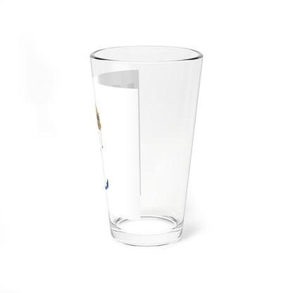 Pilot Flag of Hungary 1925-1946 (Hungary) Pint Glass 16oz