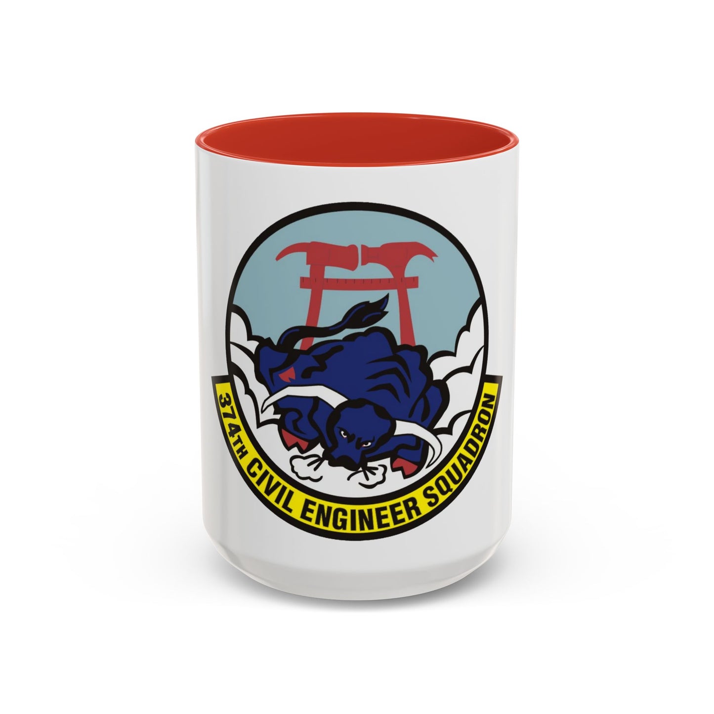 374 Civil Engineer Squadron PACAF (U.S. Air Force) Accent Coffee Mug