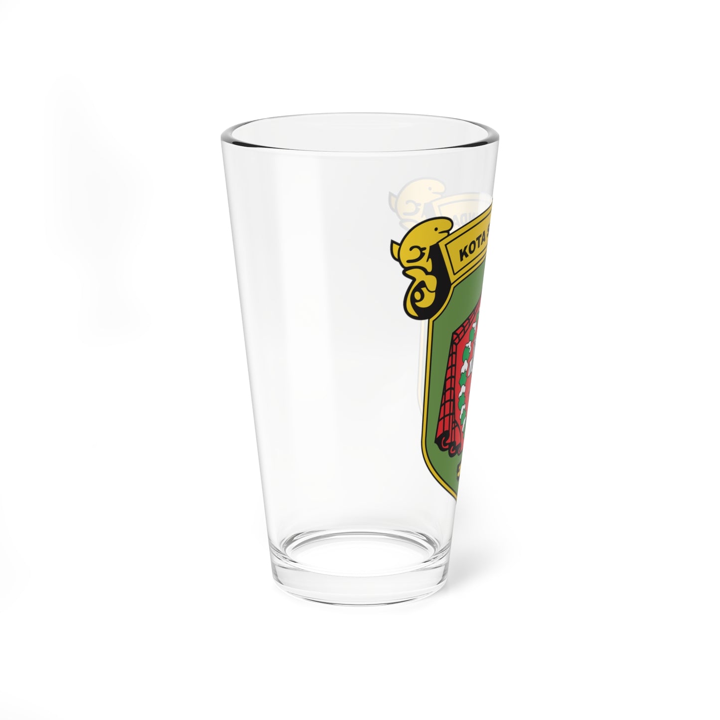 Coats of arms of Samarinda City (Indonesia) (Coat of Arms) Pint Glass 16oz