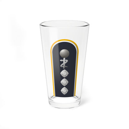 LD B 43c Stabsarzt San ZM L (Military Rank) Pint Glass 16oz