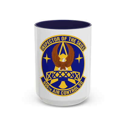 606th Air Control Squadron (U.S. Air Force) Accent Coffee Mug