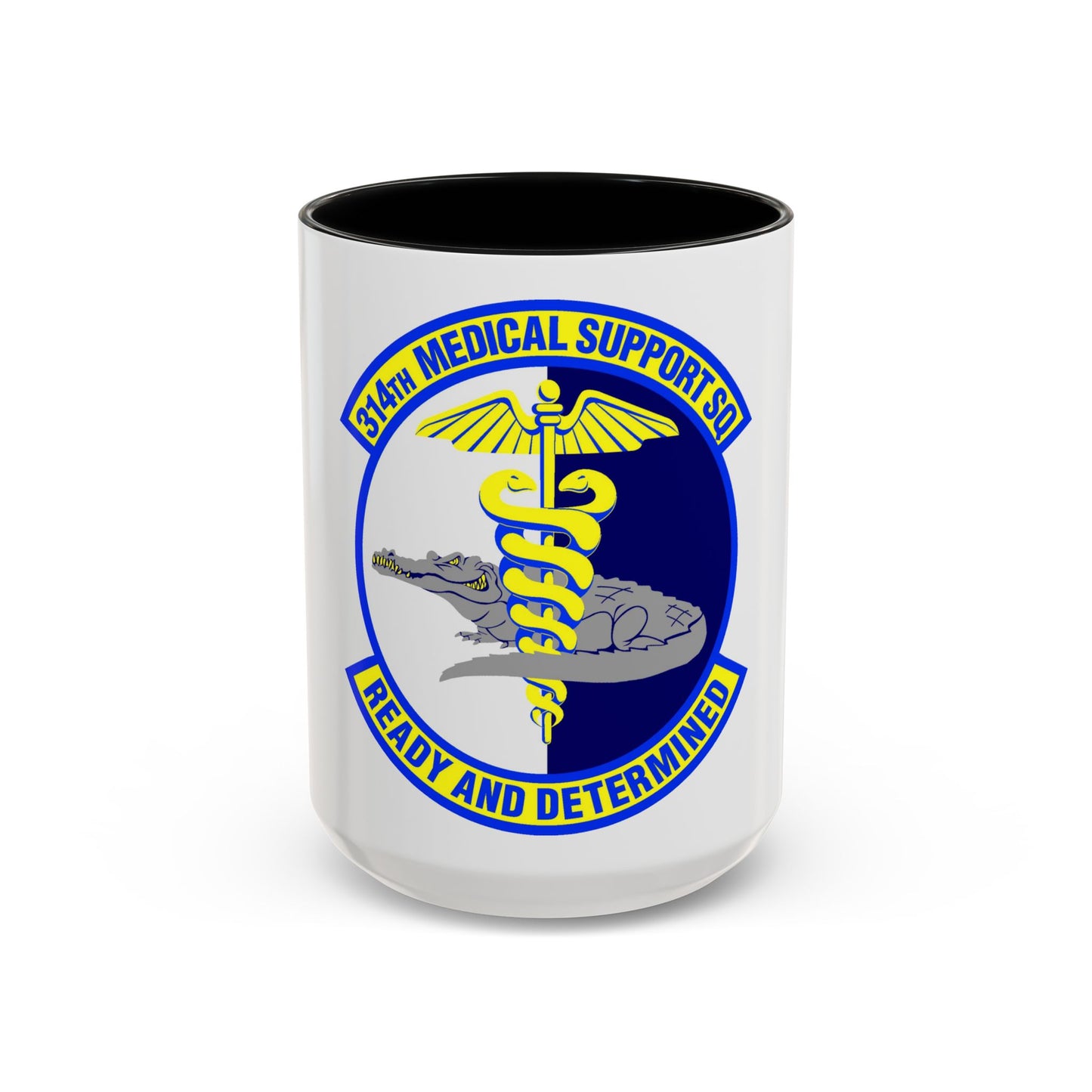 314th Medical Support Squadron (U.S. Air Force) Accent Coffee Mug